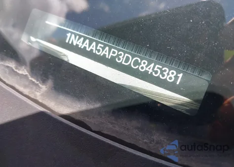 2013 Nissan Maxima 3.5 S z USA, uszkodzony, nr VIN 1N4AA5AP3DC845381